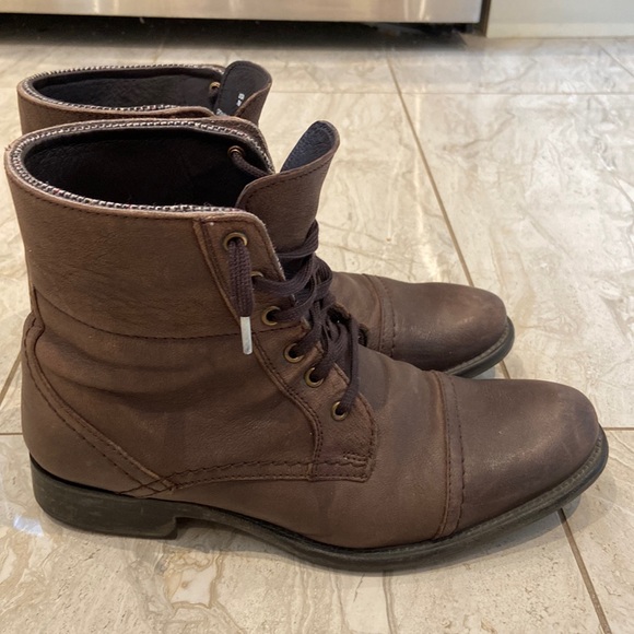 Mens genuine leather boots - Picture 1 of 7